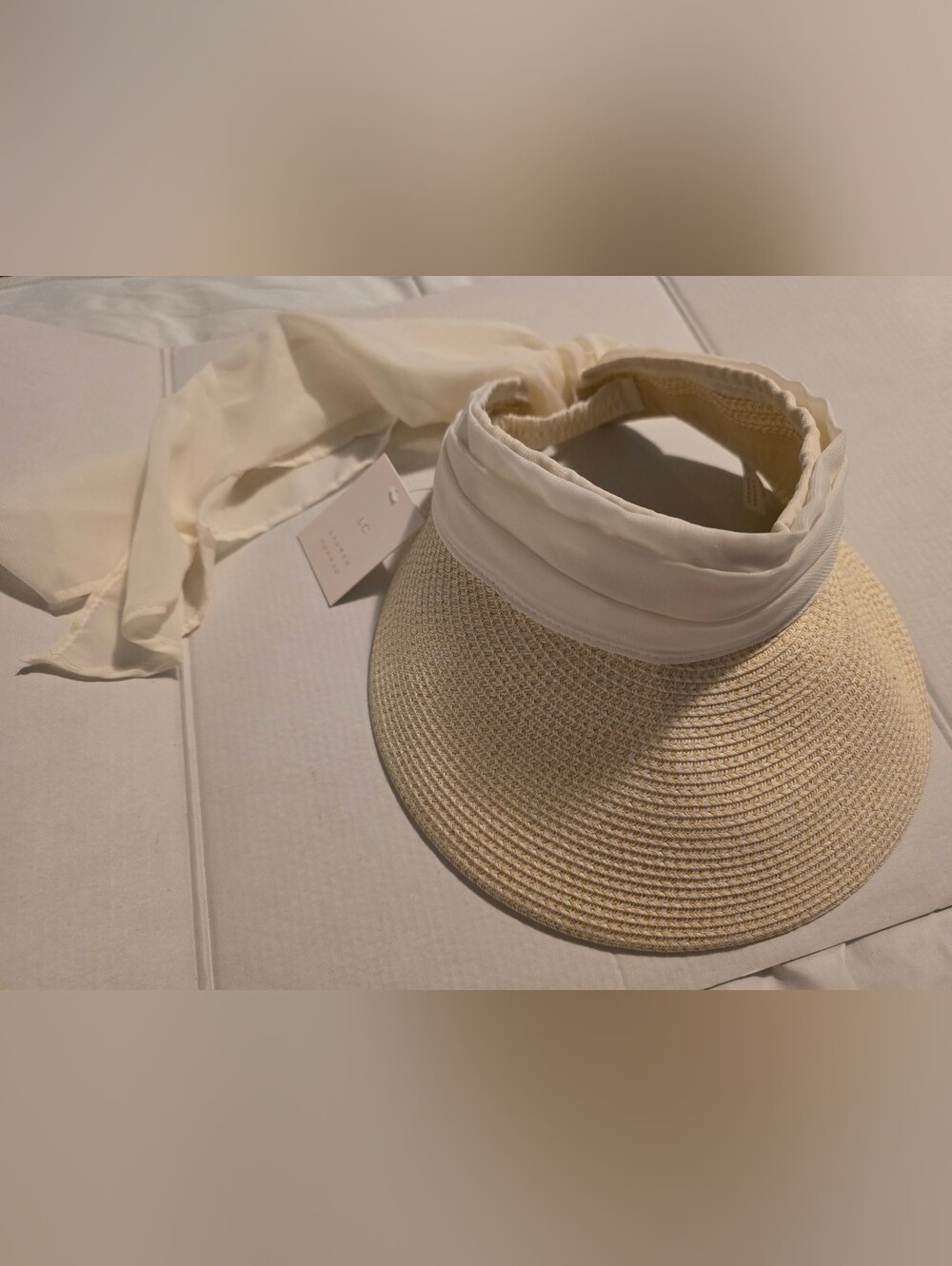 LC Lauren Conrad Tie Back Visor